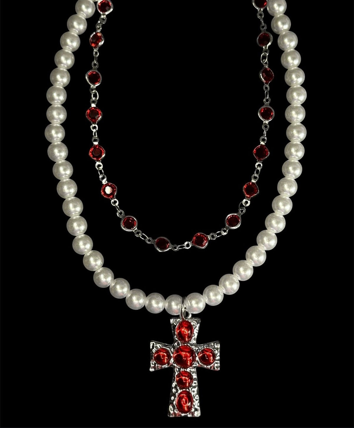 RED PEARL CROSS